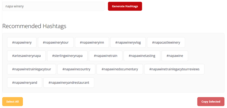 YouTube Hashtag Generator tool